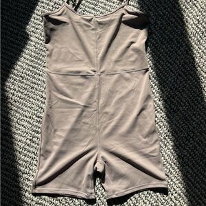 Sleeveless Taupe Romper